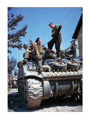 Crew of a Sherman Tank