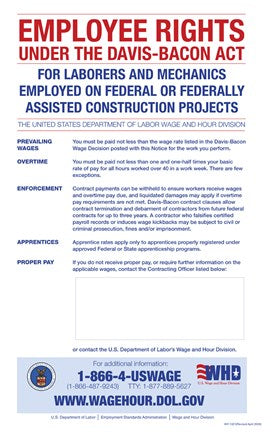 Employee Rights Under the Davis-Bacon Act