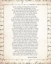 If - Script Border by Rudyard Kipling