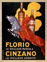 Florio E Cinzano by Leonetto Cappiello