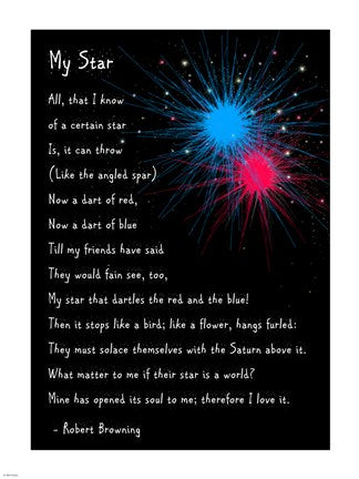 My Star by Robert Browning - long