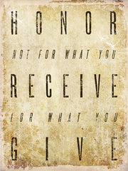 Honor Quote by Cheryl Valentino