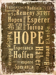 Hope in Multiple Languages by Cheryl Valentino
