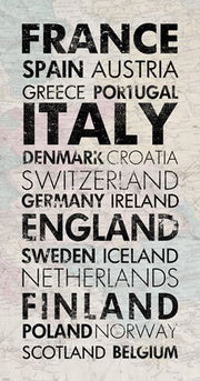 European Countries I by Veruca Salt