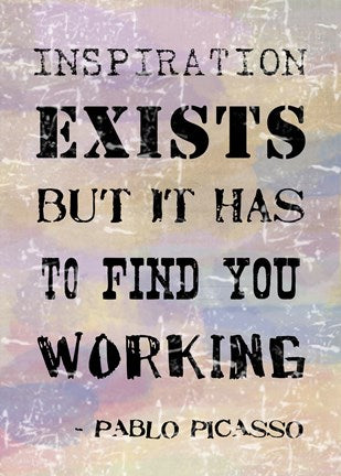 Picasso Inspiration Quote by Veruca Salt