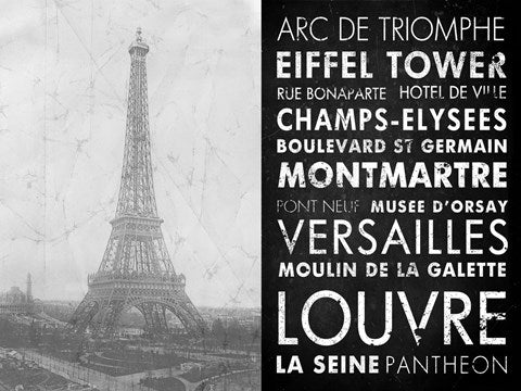 Eiffel Tower Paris by Veruca Salt