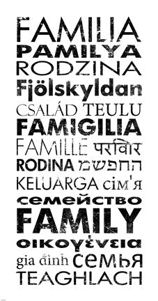 Family Languages by Veruca Salt