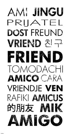 Friend Languages by Veruca Salt