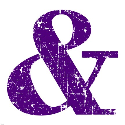 Purple Ampersand by Veruca Salt