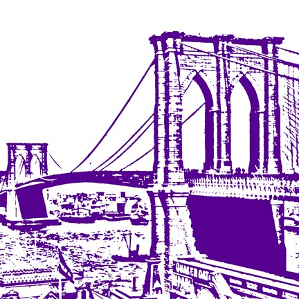 Purple Brooklyn Bridge by Veruca Salt
