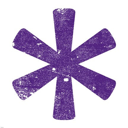 Purple Asterisk by Veruca Salt