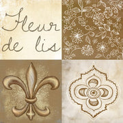 Fleur de Lis Square by Veruca Salt