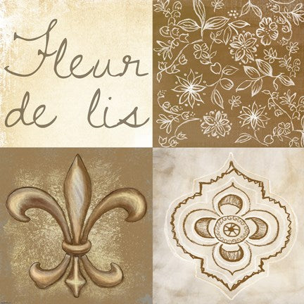 Fleur de Lis Square by Veruca Salt