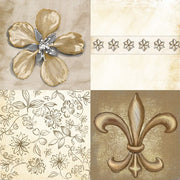 Fleur de Lis Square II by Veruca Salt