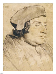 Portrait of a Scholar or Cleric by Hans Holbein The Younger