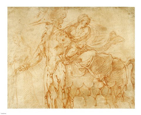 Centaur and Lapith by Francesco Primaticcio