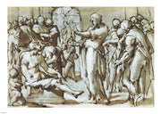 Raising of the Son of the Widow of Naim by Giovanni Battista Naldini