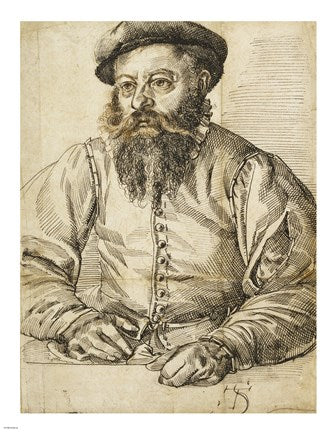 Portrait of a Bearded Man by Tobias Stimmer