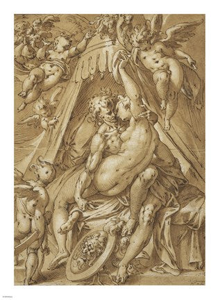 Mars and Venus by Abraham Bloemaert
