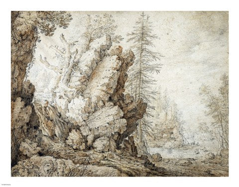 Landscape with Waterfall by Roelandt Savery