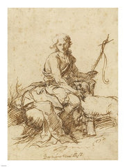 Young John the Baptist History Scene by Bartolome Esteban Murillo