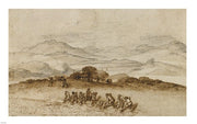 Landscape in Latium with Farm Laborers by Claude Lorrain