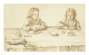 Portraits of Serafino and Francesco Falzacappa by Pier Leone Ghezzi