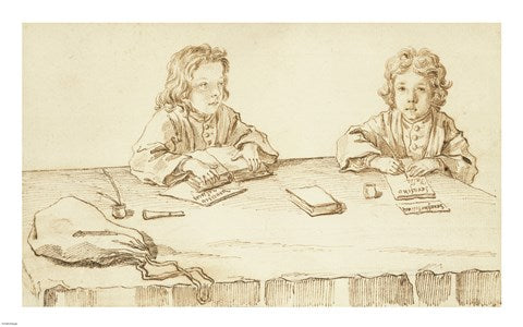 Portraits of Serafino and Francesco Falzacappa by Pier Leone Ghezzi