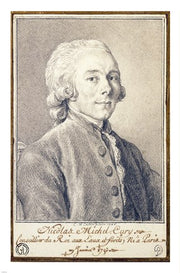Portrait of Nicolas Michel Cury by Charles-Nicolas Cochin II