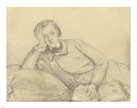 Portrait of Raymond de Magnoncourt by Theodore Chasseriau