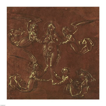 Mary Magdalene Transported by Four Angels