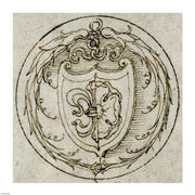 Design for an Ornament or Signet Ring with the Arms of Lazarus Spengler by Albrecht Durer