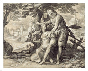 Young Woman Assisted by a Gentleman by Joachim Wtewael