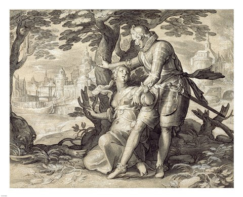 Young Woman Assisted by a Gentleman by Joachim Wtewael