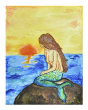 Mermaid at Sunset by Natalie Talocci