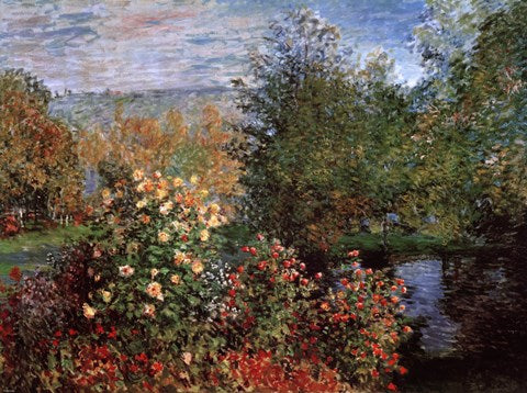 Garten von Montgeron by Claude Monet