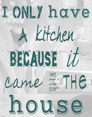 I Only Have a Kitchen Because it Came With the House by Veruca Salt