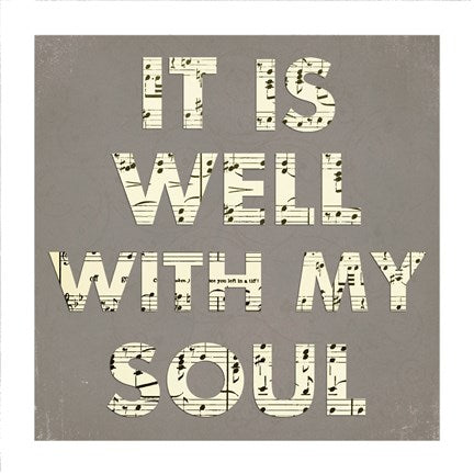 It Is Well With My Soul - Gray by Veruca Salt