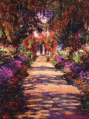 Il Viale del Giardino by Claude Monet