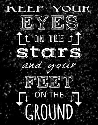 Keep Your Eyes On the Stars - black by Veruca Salt