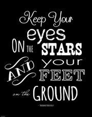 Keep Your Eyes On the Stars - Theodore Roosevelt by Veruca Salt