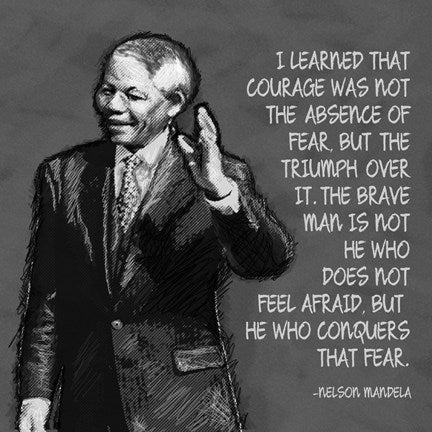 He Who Conquers - Nelson Mandela Quote by Veruca Salt