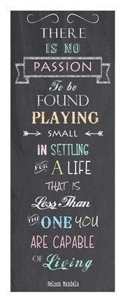 Passion - Nelson Mandela Quote by Veruca Salt
