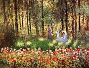 Family in Garden, Argenteuil by Claude Monet