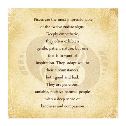 Pisces Character Traits by Veruca Salt