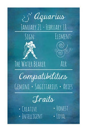 Aquarius Zodiac Sign by Veruca Salt