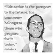 Education is the Passport to the Future by Veruca Salt