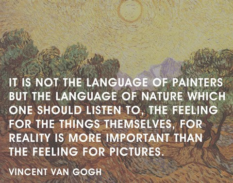 Language of Painters - Van Gogh Quote by Quote Master