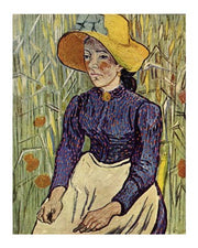 Portrait of Einer Jungen Bauerin by Vincent Van Gogh