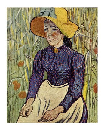 Portrait of Einer Jungen Bauerin by Vincent Van Gogh